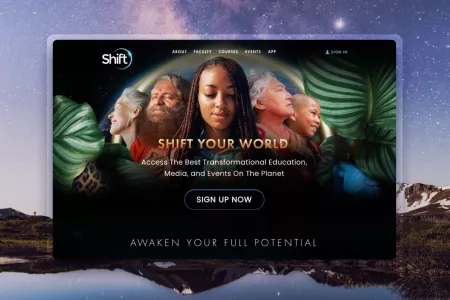 Shift landing page