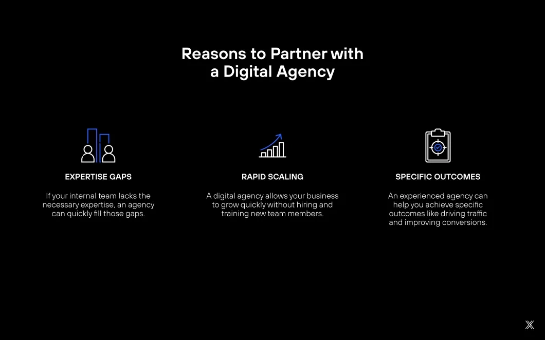 Image When does it make sense to hire a digital agency.